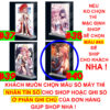 shopee-21579743939-8 Khung ảnh Mica trong suốt Kích thước A4,A5 In hình Yae Miko Game Genshin Impact (1) đế lùa dày trong suốt