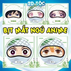 Bịt mắt ngủ Anime Manga Thanh Gươm Diệt quỷ Kimetsu no Yaiba – Phụ Kiện Anime By 2D Tộc Shop