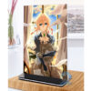 Khung ảnh Mica trong suốt Kích thước A4,A5 In hình Anime Manga Light Novel Violet Evergarden (1) đế lùa màu đen
