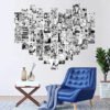 (IN THEO YÊU CẦU) 100 Tờ Tranh dán tường poster manga decor góc học tập làm việc by 2D Tộc Shop
