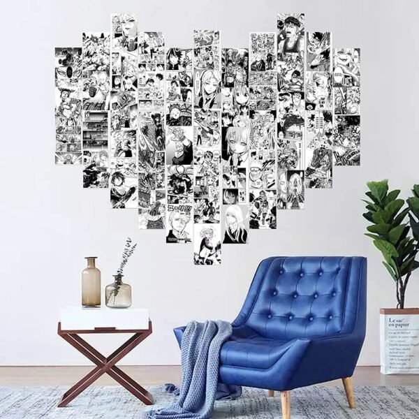 (IN THEO YÊU CẦU) 100 Tờ Tranh dán tường poster manga decor góc học tập làm việc by 2D Tộc Shop
