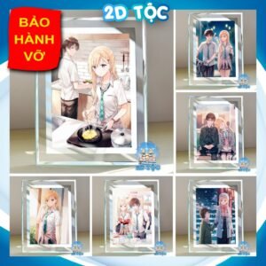 Khung kính Anime Manga Light Novel Sống Cùng Em Kế Gimai Seikatsu để bàn by 2D Tộc Shop