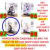 Khung ảnh Mica trong suốt Kích thước A4,A5 In hình Anime Manga Light Novel Thám tử đã chết (1) đế lùa màu đen