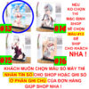 Khung ảnh Mica trong suốt Kích thước A4,A5 In hình Anime Manga Light Novel Thám tử đã chết (1) đế lùa màu đen