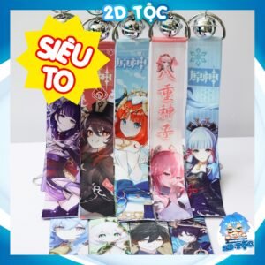 Móc Khóa Dây Chuông Siêu To Game Genshin Impact set (2) Móc khóa dây vải Móc khóa vải – 2D Tộc Shop