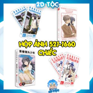 Hộp ảnh 521-1660 cái Postcard LOMO Sticker Anime Manga Light Novel Hội chứng tuổi thanh xuân Seishun Buta - 2D Tộc Yarou