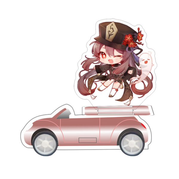 Mô hình Standee Mica Acrylic nhân vật Game Genshin Impact phiên bản ô tô mui trần có bánh xe chạy được – 2D Tộc Shop