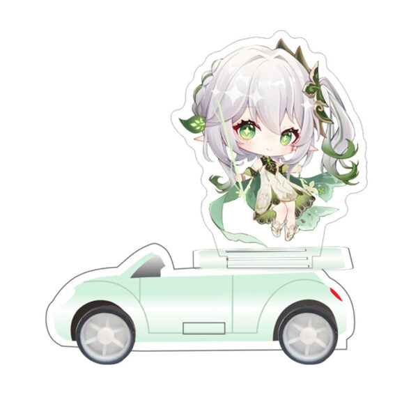 Mô hình Standee Mica Acrylic nhân vật Game Genshin Impact phiên bản ô tô mui trần có bánh xe chạy được – 2D Tộc Shop