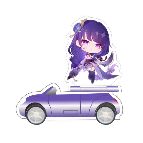 Mô hình Standee Mica Acrylic nhân vật Game Genshin Impact phiên bản ô tô mui trần có bánh xe chạy được – 2D Tộc Shop