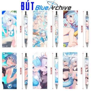 Bút viết In hình Arona Plana (1) Game Blue Archive - Hình in sắc nét - Bút Gel ngòi 0.5mm by 2D Tộc Shop