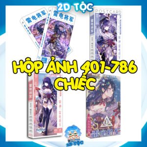 shopee-22165495079-1 Hộp ảnh 401-786 cái Postcard LOMO Sticker Raiden Shogun Game Genshin Impact - Hộp ảnh LOMO 2D Tộc Shop