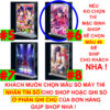 shopee-22267749351-3 Khung ảnh Mica trong suốt Kích thước A4,A5 In hình Anime Manga Light Novel Oshi no Ko đế lùa dày trong suốt