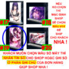 shopee-22267749351-5 Khung ảnh Mica trong suốt Kích thước A4,A5 In hình Anime Manga Light Novel Oshi no Ko đế lùa dày trong suốt