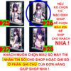 shopee-22267749351-6 Khung ảnh Mica trong suốt Kích thước A4,A5 In hình Anime Manga Light Novel Oshi no Ko đế lùa dày trong suốt