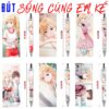 Bút viết In hình Anime Manga Light Novel Sống Cùng Em Kế Gimai Seikatsu- Hình in sắc nét - Bút Gel ngòi 0.5mm by 2D Tộc