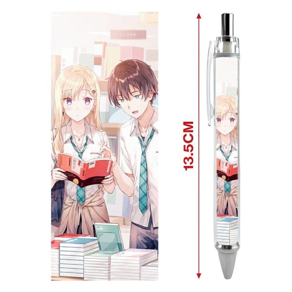 Bút viết In hình Anime Manga Light Novel Sống Cùng Em Kế Gimai Seikatsu- Hình in sắc nét - Bút Gel ngòi 0.5mm by 2D Tộc