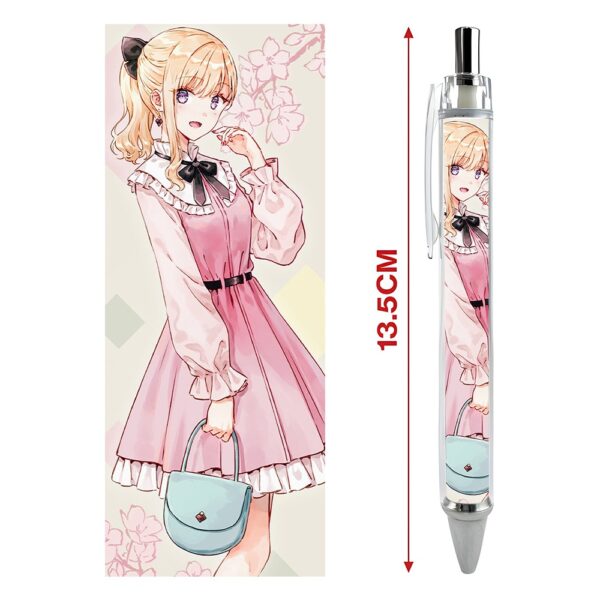 Bút viết In hình Anime Manga Light Novel Sống Cùng Em Kế Gimai Seikatsu- Hình in sắc nét - Bút Gel ngòi 0.5mm by 2D Tộc