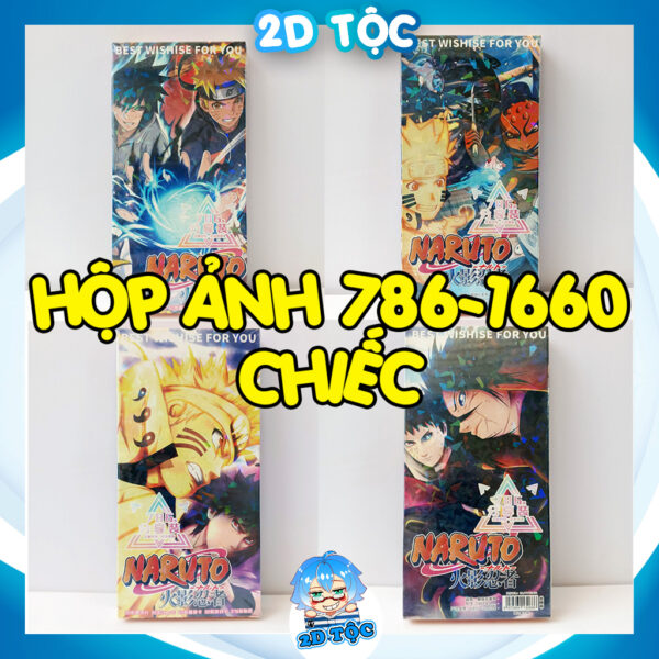 Hộp ảnh 786-1660 cái Postcard LOMO Sticker Anime Manga Light Novel Naruto - Hộp ảnh LOMO 2D Tộc Shop