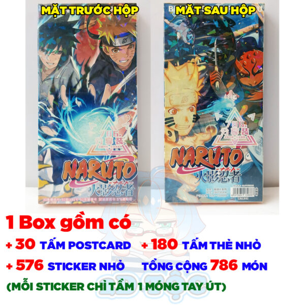 Hộp ảnh 786-1660 cái Postcard LOMO Sticker Anime Manga Light Novel Naruto - Hộp ảnh LOMO 2D Tộc Shop