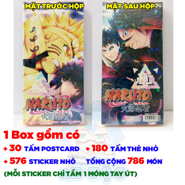 Hộp ảnh 786-1660 cái Postcard LOMO Sticker Anime Manga Light Novel Naruto - Hộp ảnh LOMO 2D Tộc Shop