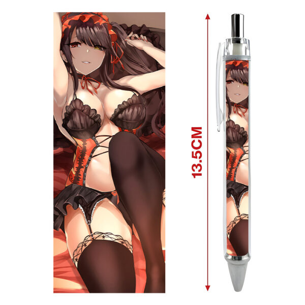 Bút viết In hình Kurumi Anime Manga Light Novel Date A Live - Hình in sắc nét - Bút Gel ngòi 0.5mm by 2D Tộc Shop