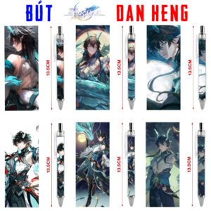 Bút viết In hình Dan Heng Ẩm Nguyệt Game Honkai: Star Rail - Hình in sắc nét - Bút Gel ngòi 0.5mm by 2D Tộc Shop