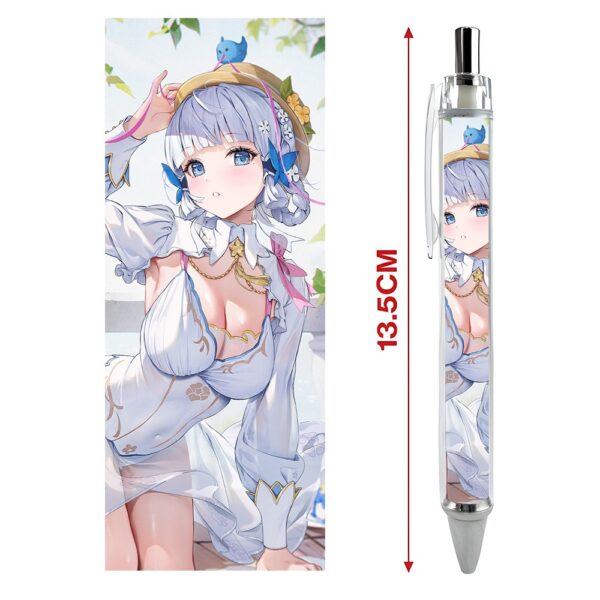 Bút viết In hình Kamisato Ayaka Game Genshin Impact  - Hình in sắc nét - Bút Gel ngòi 0.5mm by 2D Tộc Shop