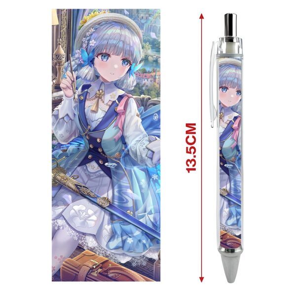 Bút viết In hình Kamisato Ayaka Game Genshin Impact  - Hình in sắc nét - Bút Gel ngòi 0.5mm by 2D Tộc Shop