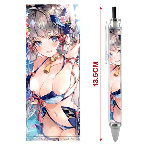 Bút viết In hình Kamisato Ayaka Game Genshin Impact  - Hình in sắc nét - Bút Gel ngòi 0.5mm by 2D Tộc Shop