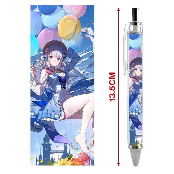 Bút viết In hình Kamisato Ayaka Game Genshin Impact  - Hình in sắc nét - Bút Gel ngòi 0.5mm by 2D Tộc Shop