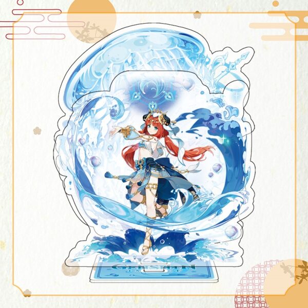 [Loại đặc biệt] Mô hình Standee Mica Acrylic Game Genshin Impact 2 miếng cắm background và nhân vật – 2D Tộc Shop