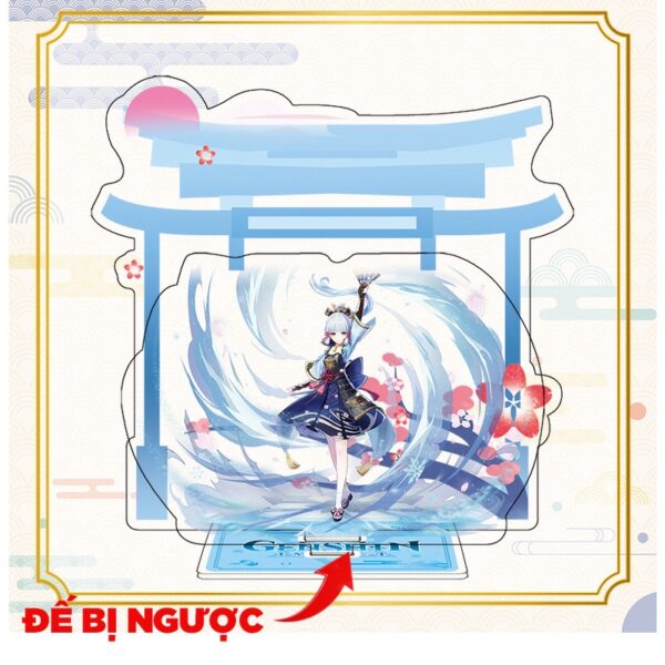 [Loại đặc biệt] Mô hình Standee Mica Acrylic Game Genshin Impact 2 miếng cắm background và nhân vật – 2D Tộc Shop