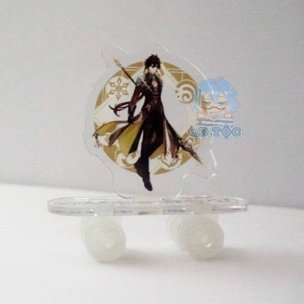 Mô hình Standee Mica Acrylic ván trượt có bánh xe Game Genshin Impact  – Tượng Mica Anime by 2D Tộc Shop