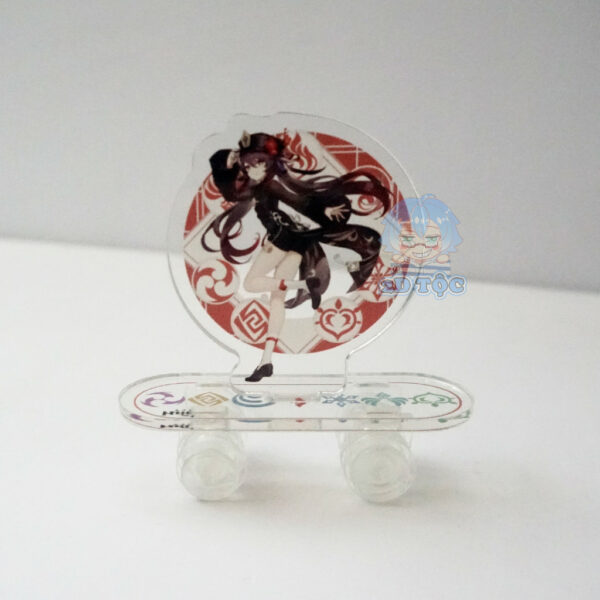 Mô hình Standee Mica Acrylic ván trượt có bánh xe Game Genshin Impact  – Tượng Mica Anime by 2D Tộc Shop