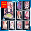 Khung ảnh Mica trong suốt Kích thước A4,A5 In hình Nakano Nino (1) Anime Nhà Có 5 Nàng Dâu đế lùa dày trong suốt
