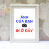 (In theo yêu cầu) Khung Ảnh Treo Tường, Để Bàn 10x15, 13x18, A5, A4, A3 Mặt Mica kèm chân đế/Đinh 3 chân(2)