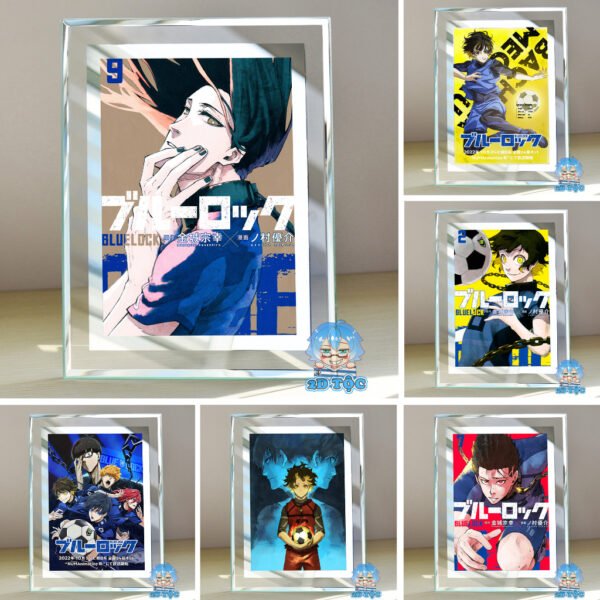 Khung ảnh kính  Anime Manga Blue Lock kích thước A4 A5 13x18 by 2D Tộc Shop