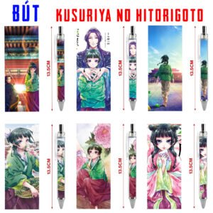 Bút viết In hình Anime Manga Light Novel Dược sư Tự Sự - Hình in sắc nét - Bút Gel ngòi 0.5mm by 2D Tộc Shop