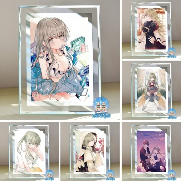 Khung kính Anime Manga Cecilia và Lawrence Shiro Seijo to Kuro Bokushi  - để bàn by 2D Tộc Shop