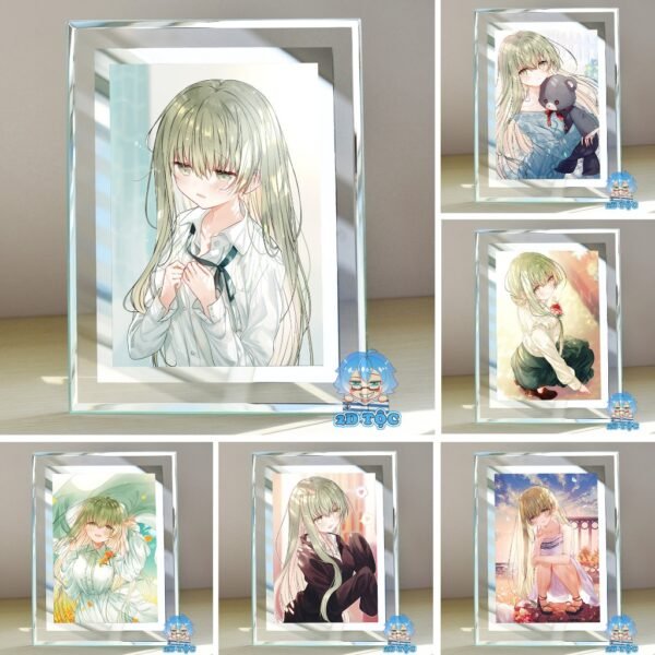 Khung kính Anime Manga Cecilia và Lawrence Shiro Seijo to Kuro Bokushi  - để bàn by 2D Tộc Shop