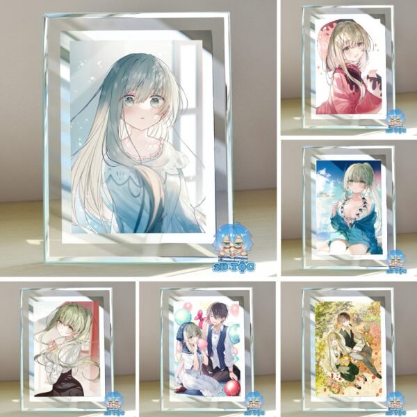 Khung kính Anime Manga Cecilia và Lawrence Shiro Seijo to Kuro Bokushi  - để bàn by 2D Tộc Shop