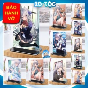 Khung ảnh Mica A4,A5 In hình Anime Manga Light Novel Vợ Trong Game Của Tôi Là Idol Nổi Tiếng Ngoài Đời đế đen - 2D Tộc