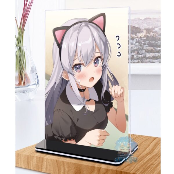 Khung ảnh Mica A4,A5 In hình Anime Manga Light Novel Vợ Trong Game Của Tôi Là Idol Nổi Tiếng Ngoài Đời đế đen - 2D Tộc