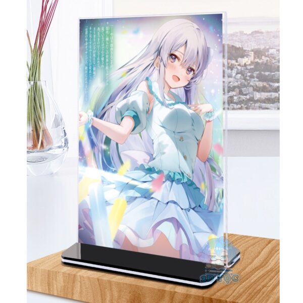 Khung ảnh Mica A4,A5 In hình Anime Manga Light Novel Vợ Trong Game Của Tôi Là Idol Nổi Tiếng Ngoài Đời đế đen - 2D Tộc