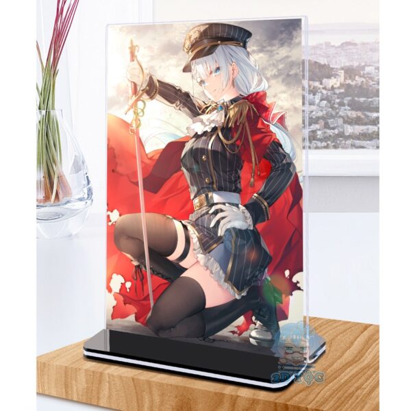 Khung ảnh Mica trong suốt Kích thước A4,A5 In hình Anime Manga Light Novel Seiken Gakuin no Maken Tsukai đế lùa màu đen