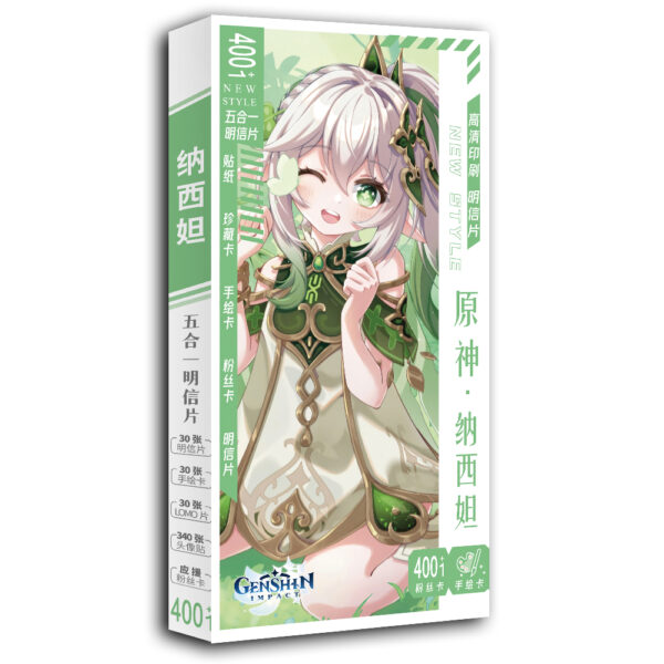 shopee-22587973099-5 Tổng hợp Poster Postcard Móc khóa Standee Khung ảnh Bút Nahida Game Genshin Impact - 2D Tộc Shop