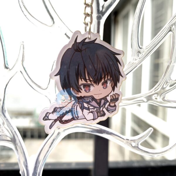 Móc Khóa In Sắc Nét 2 Mặt Ép 2 Lớp Mica Anime Học viện ma vương The Misfit of Demon King Maou Gakuin no Futekigousha