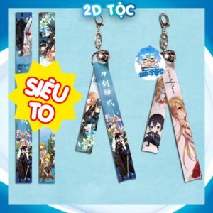 Móc Khóa Dây Chuông Siêu To Anime Manga Sword Art Online Móc khóa dây vải Móc khóa vải – 2D Tộc Shop