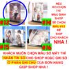 Khung ảnh Mica trong suốt Kích thước A4,A5 In hình Anime Manga Light Novel Arya Bàn Bên đế lùa màu đen