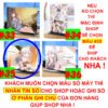 Khung ảnh Mica trong suốt Kích thước A4,A5 In hình Anime Manga Light Novel Arya Bàn Bên đế lùa màu đen